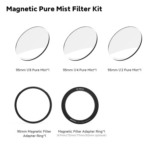 VAXIS VFX 95mm Magnetic Pure Mist Filter Kit